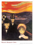 Anxiety, 1894 Kunstdrucke von Edvard Munch