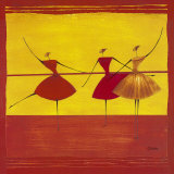 Bailarinas I Láminas por Thierry Ona Bailarinas I Láminas por Thierry Ona