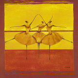 Ballerinas II Posters af Thierry Ona