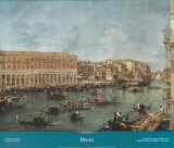 View of the Grand Canal, Brera Láminas por Francesco Guardi