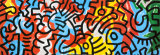 (Ohne Titel) Kunstdruck von Keith Haring