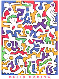 Untitled (Palladium), 1985 Kunstdruck von Keith Haring