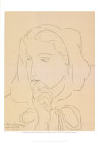 Portrait of a Woman with a Hood Affiches par Henri Matisse