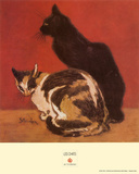 Cats, 1910 Plakater af Théophile Alexandre Steinlen Cats, 1910 Plakater af Théophile Alexandre Steinlen