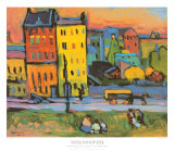 Houses in Munich, 1908 Prints by Wassily Kandinsky