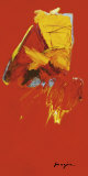 Triptyque rouge Posters par Pascal Magis