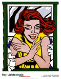 Girl at Window Láminas por Roy Lichtenstein Girl at Window Láminas por Roy Lichtenstein