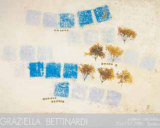 Tesserae of Blue, Echoes of the Sea Posters av Graziella Bettinardi