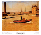 Hamburg Port Affiches par Pierre Albert Marquet