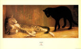 Male and Female Cat, 1903 Posters par Théophile Alexandre Steinlen