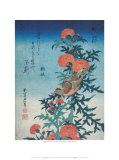 Thistle and Crossing Poster di Katsushika Hokusai
