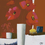 Red Brilliance I Prints by Bernard Ott