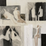 Couples Poses I Lámina por Christian Choisy