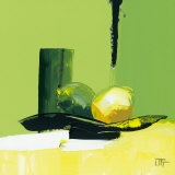 Green Glimmer Prints by Bernard Ott