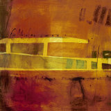 Red Dimension Prints by Elzbieta Mulas