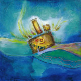 The Drunken Boat Póster por Lyne Perinciolo Duluc