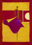 Bullfighter with Cape II Posters by Thierry Ona