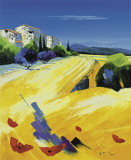 Arrival at Gordes Posters par Richard Moisan