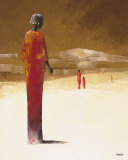 Beyond the Mountains Poster by Jean-pierre Gack