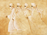 Caravans, Four Tuaregs Láminas por Jean-pierre Gack