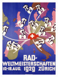Rad-Weltmeisterschaften Bicycle Race Giclee Print
