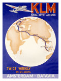 KLM, Royal Dutch Airlines Lámina giclée