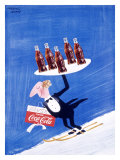 Coca-Cola Coke Ski Giclee Print