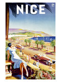 Nice, Riviera Beach Resort Lámina giclée por D'hey Nice, Riviera Beach Resort Lámina giclée por D'hey