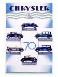 Chrysler Model 70 Automobile Lámina giclée