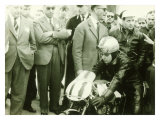 MV Agusta Motorcycle Rider Giclee Print