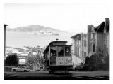 San Francisco, Cable Car, Alcatraz Giclée-tryk San Francisco, Cable Car, Alcatraz Giclée-tryk