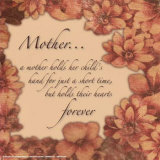 Mother Hold Their Child's Heart Forever Poster by Smith-Haynes