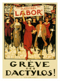 Womens Labor Force, Greve des Dactylos Giclée-Druck