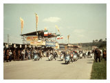 GP Ducati Motorcycle Race Giclee Print by Giovanni Perrone