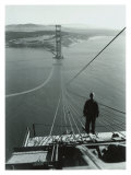 San Francisco, Golden Gate Bridge Construction Gicléedruk San Francisco, Golden Gate Bridge Construction Gicléedruk
