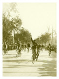 Bicycle Race Parade Giclee Print