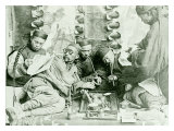 Canton China Opium Den Giclee Print