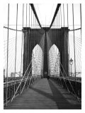 New York, Brooklyn Bridge Cable Giclée-Druck
