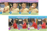 Wash My Hands/Brush My Teeth, 2 part laminated poster set Posters