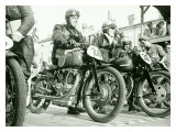 Ducati Agusta Race Motorcycle Giclee Print by Giovanni Perrone