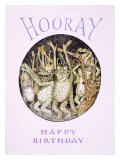Hooray! Frog's Happy Birthday Lámina giclée