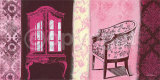 Cupboard and Brocade Prints by Anna Flores