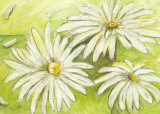 Flying White Pedals Prints by Dagmar Zupan