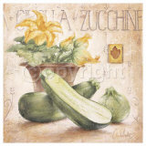 Zucchine Poster by Claudia Ancilotti