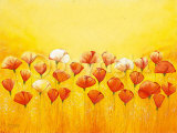Wild Red Poppies Print by Emily Light