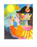 The Flute Player Posters by Rosina Wachtmeister