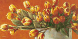 My Red Tulips Prints by Mona 