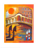 Ponte di Rialto Affiche par Rosina Wachtmeister