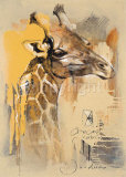 Wildlife Giraffe Prints by Joadoor 