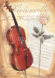 Violoncello Láminas por Roman Janov Violoncello Láminas por Roman Janov